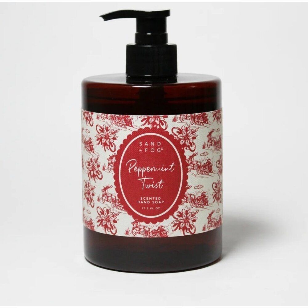 Sand + Fog 17.5 oz Peppermint Twist Scented Hand Soap